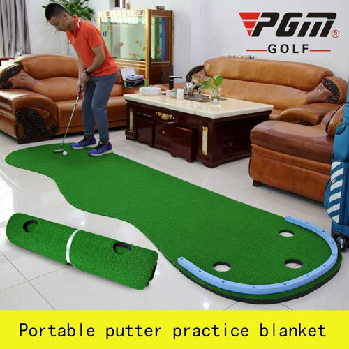 New 2020 Indoor Golf Putting Green Family Practicing Portable Putting Mini Grass Green Practice Exercises Blanket Kit Mat