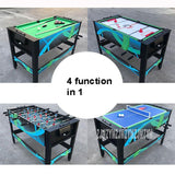 4 Function in 1 Table Set Billiard/Ice Hockey/Football/Table Tennis Table Indoor Sport Game Leisure Multifunctional Table