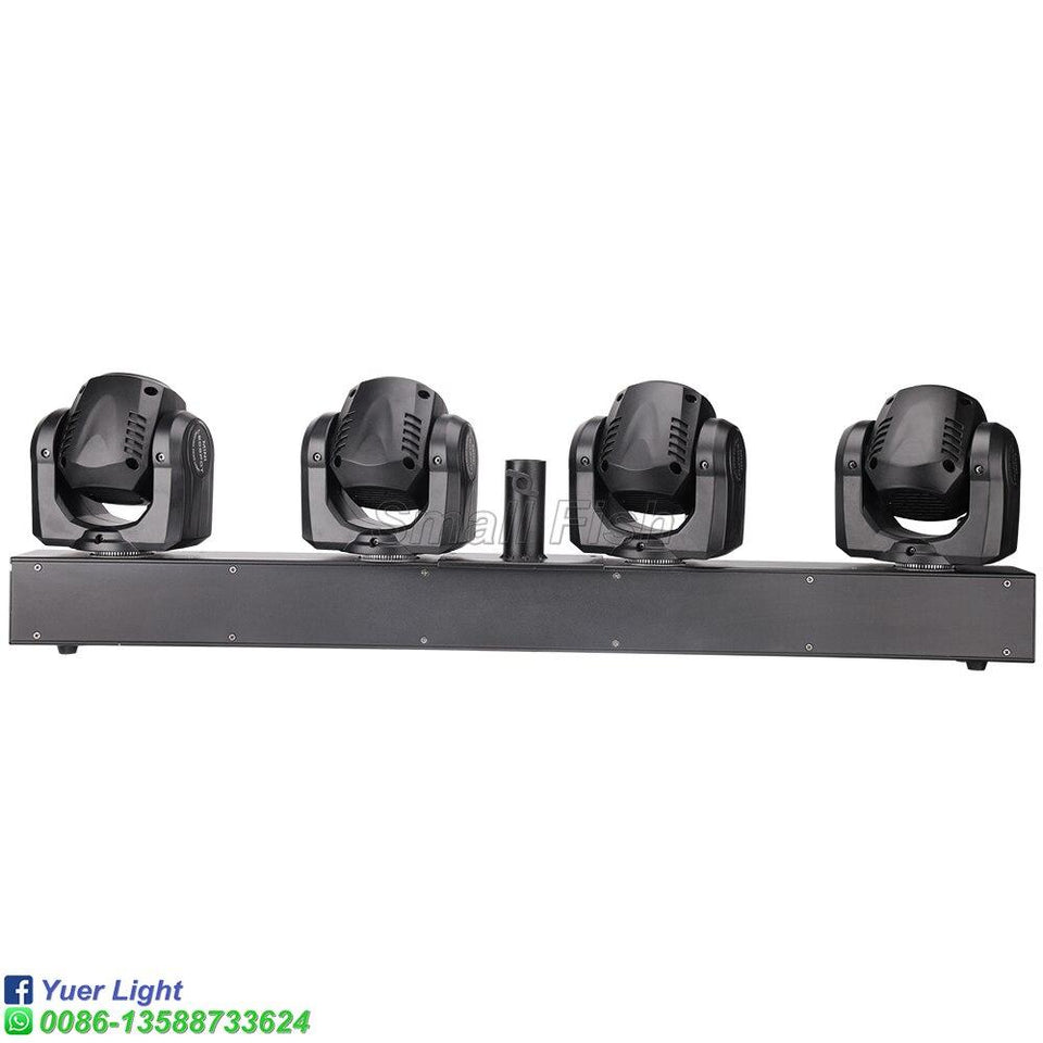 4X32W RGBW 4IN1 LED Four Heads Moving Head Light DMX 512 Control LCD Display Professional Stage Effect Lighting For DJ Disco