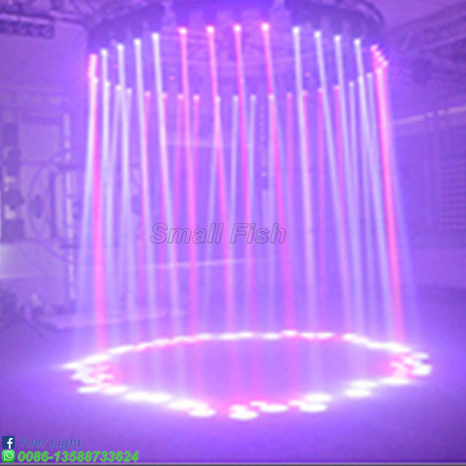 4X32W RGBW 4IN1 LED Four Heads Moving Head Light DMX 512 Control LCD Display Professional Stage Effect Lighting For DJ Disco