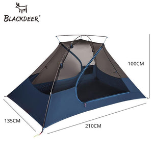 2 Person Upgraded Ultralight Tent 20D Nylon Silicone Coated Fabric Waterproof Tourist Backpack Tents outdoor Camping 1.47 kg