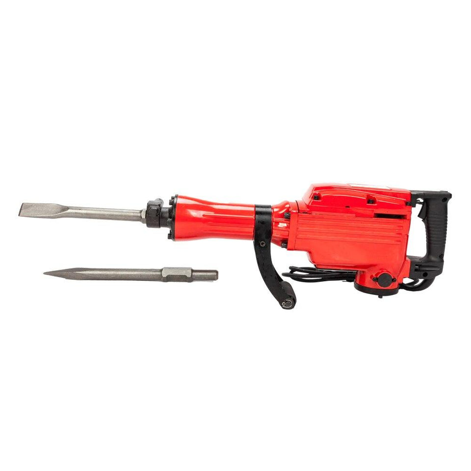 2200W 1-1/8\" Electric Demolition Jack Hammer 1500W Concrete Breaker Chisels Red	 J99Store