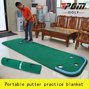 New 2020 Indoor Golf Putting Green Family Practicing Portable Putting Mini Grass Green Practice Exercises Blanket Kit Mat