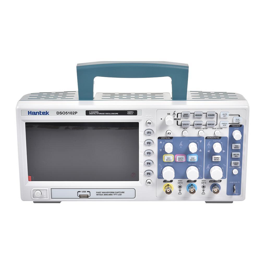 Free Shipping For Hantek DSO5072P 70MHz Digital Storage Oscilloscope Handheld USB Storage 2 Channels 1GSa/s 7'' TFT LCD