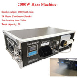 High Output Low Consumption 2000W Haze Machine 5L Liquid Tank Fog Machine For Disco DJ Party Stage LED Effect Equipment