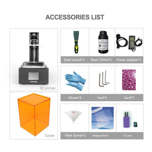 Longer Orange 10 LCD 3D Printer Longer3d SLA 3D Printer Smart Support Fast Slicing UV Light-Curing UV Resin Impresora 3d Drucker