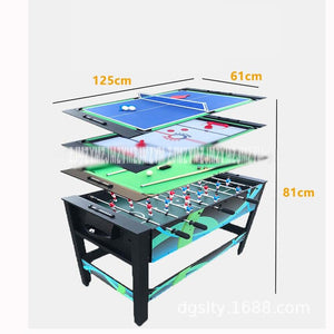 4 Function in 1 Table Set Billiard/Ice Hockey/Football/Table Tennis Table Indoor Sport Game Leisure Multifunctional Table