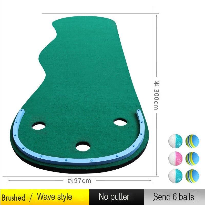 Portable Putting Mini Grass Green Practice Exercises Blanket Kit Mat