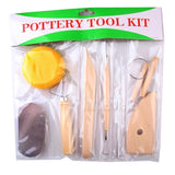 Reusable Home Handwork Clay Sculpture Ceramics Molding Drawing Tools 8pcs/set DIY Pottery Tool Kit