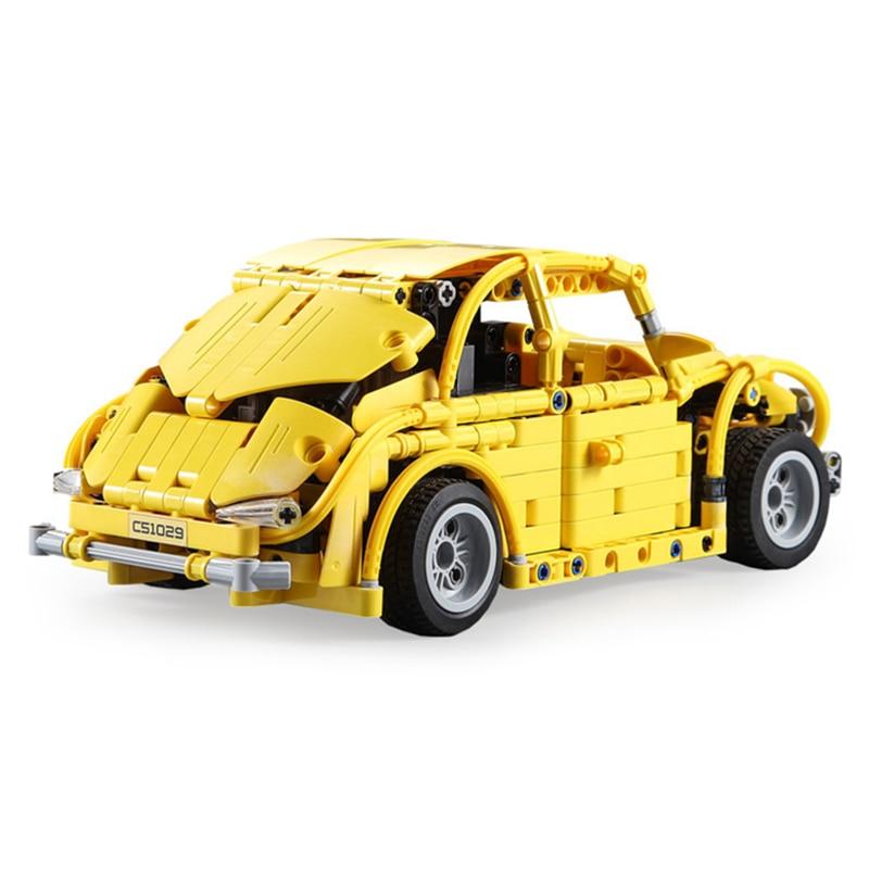 RC Beetle Classic Car Robot 2 in 1 Bumblebee Building Block Sets Compatible with Legoings Model Bricks Children Toy Gift