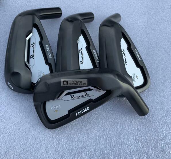 RomaRo Ray-V Iron Set RomaRo Ray-V Golf Forged Irons Black Golf Clubs 4-9P Golf Clubs no irons shaft Free shipping