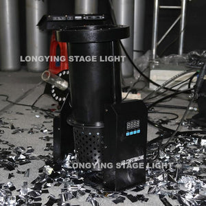 Free Shipping 12x3w LED Confetti Machine DMX/Remote Control 1200W DJ Stage Special Effect Wedding Party Confetti Cannon