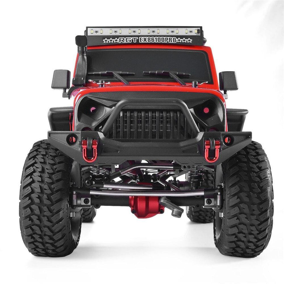 RGT RC Crawler 1:10 Scale 4wd RC Car Off Road Truck RC Rock Cruiser EX86100PRO Rock Crawler RTR 4x4 Waterproof RC Toys