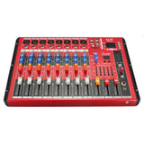 ELM Professional bluetooth DJ Audio Sound Mixing Console 8 Channels Digital Sound Mixer For DJ Concert Audio Post-Processing