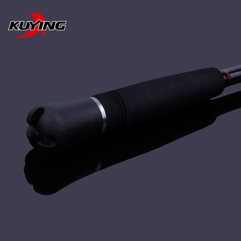 KUYING DEEP BLUE 1 Section Lure Fishing Jigging Rod 1.56m 1.68m Casting Spinning FUJI Parts Carbon Fiber Rods Cane For Deep Sea