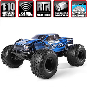 HSP RC Car 1/10 Scale Off Road Monster Truck 94601PRO Electric Power Brushless Motor Lipo Battery High Speed Hobby Vehicle Toys