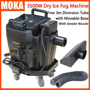 1 Pcs/lot 3500w dry ice fog machine stage effect dry ice machine low ground smoke machine for dj party events