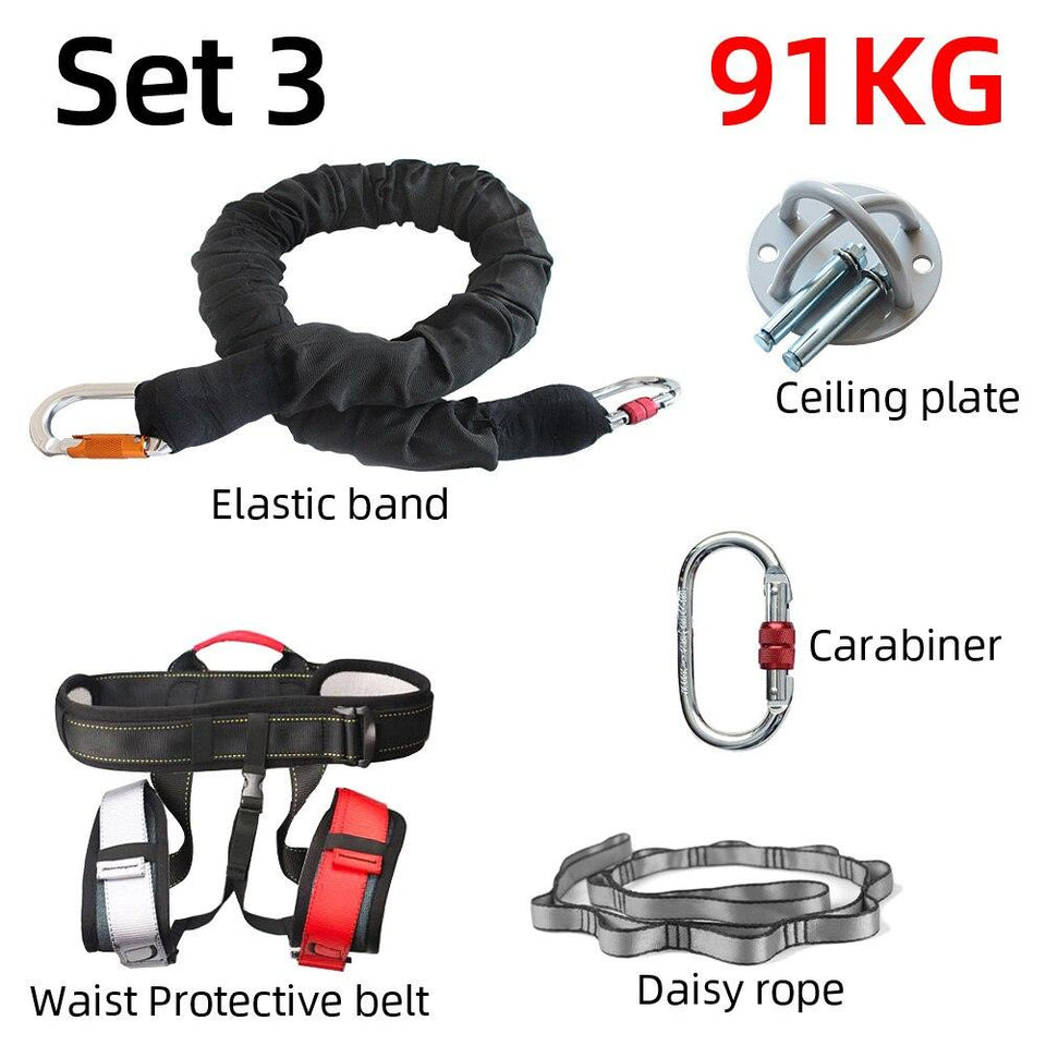 Training Pilates Elastic Suspension Sling Trainer Pull Rope