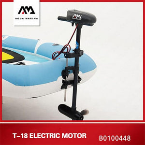 AQUA MARINA Rowing Boat T-18 Inflatable Boats Electric Silent Motor 12V DC Motor Drive For SUP Inflatable Kayak Fishing Island