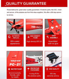 FMS 1100MM 1.1M PC-21 PC21 Pilatus RC Airplane European Trainer PNP with Retracts 4S 6CH EPO Model Hobby Plane Aircraft Avion