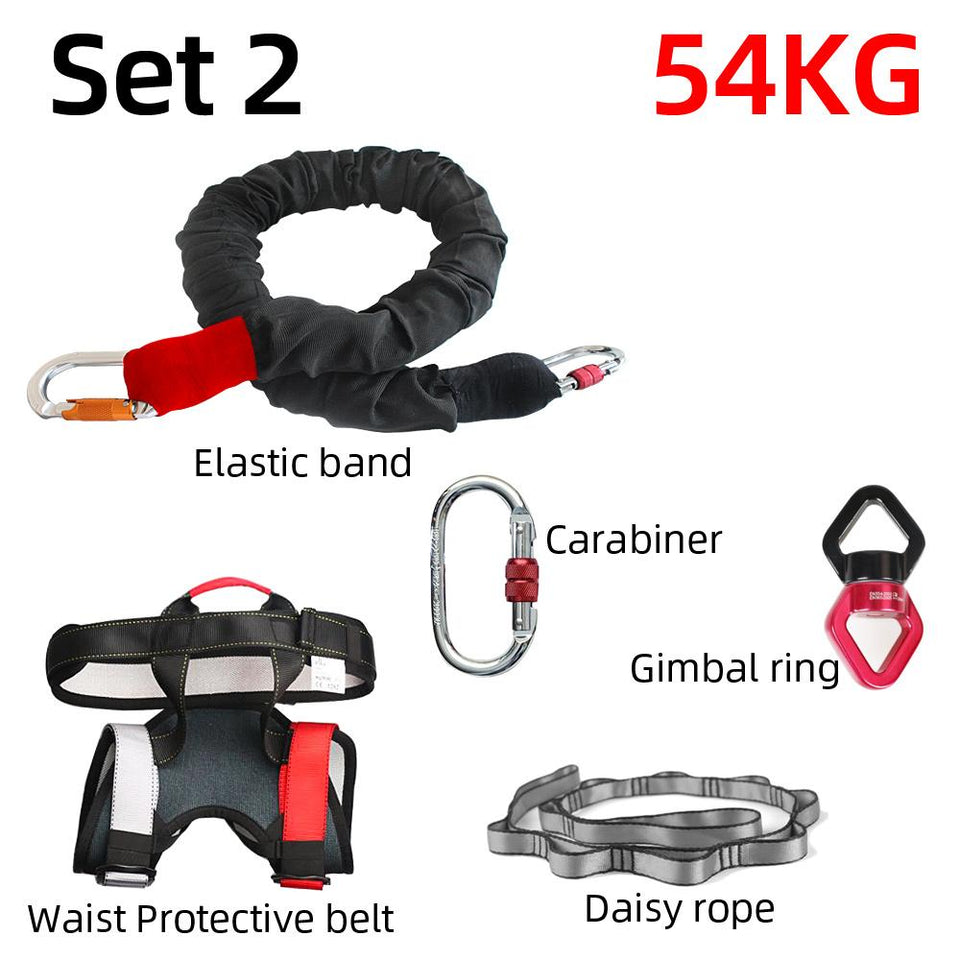 Training Pilates Elastic Suspension Sling Trainer Pull Rope