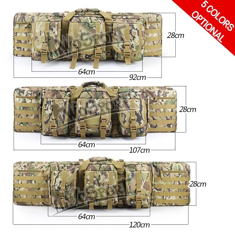 Outdoor Camouflage Hunting Bags Two Rifles Double Carbine Case Dual Large 36"42"47" for CS Gun Shooting Paintball Hunting Bags