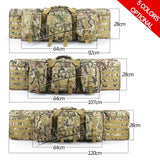 Outdoor Camouflage Hunting Bags Two Rifles Double Carbine Case Dual Large 36"42"47" for CS Gun Shooting Paintball Hunting Bags
