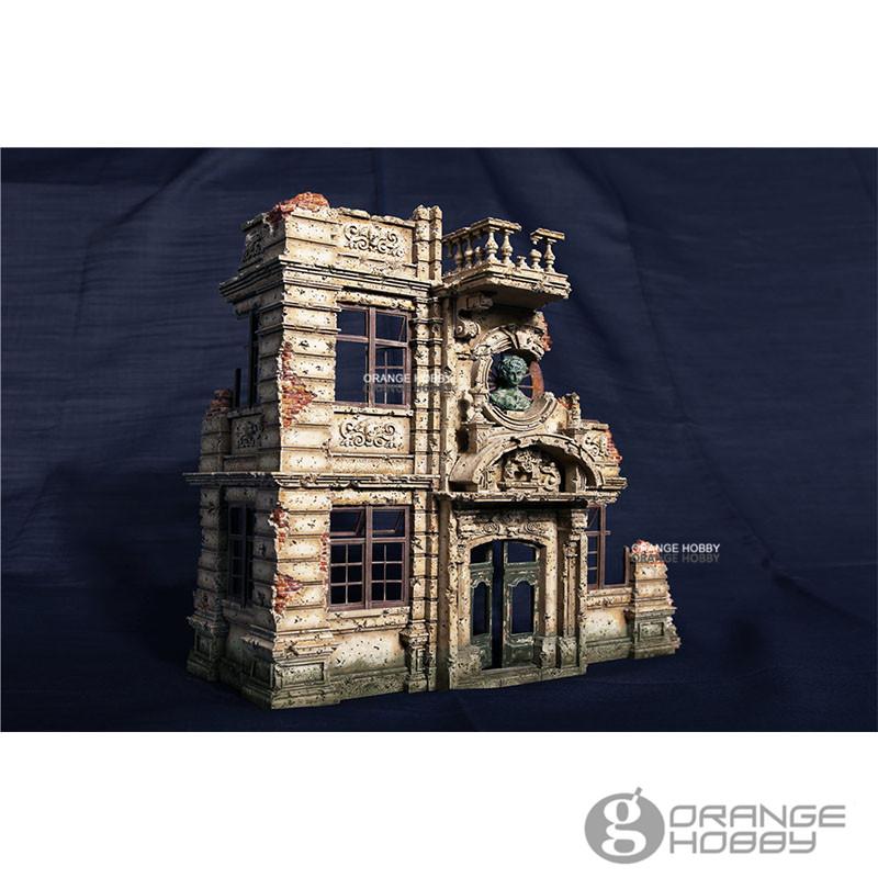 OHS CrazyKing DY35003 1/35 Ruins Scene European Architecture 3rd Ver. Assembly Resin Miniatures Accessories Model Kits  oh