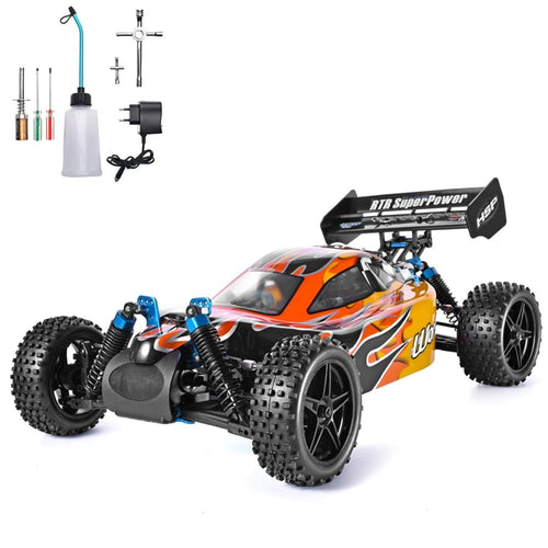 HSP RC Car 1:10 Scale 4wd RC Toys Two Speed Off Road Buggy Nitro Gas Power 94106 Warhead High Speed Hobby Remote Control Car