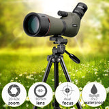 SVBONY 20-60x80 Spotting Scope Zoom Nitrogen Filled Water-proof Telescope Dual Focus Mechanism Metal Body for Birdwatching SV46