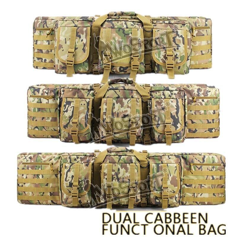 Outdoor Camouflage Hunting Bags Two Rifles Double Carbine Case Dual Large 36"42"47" for CS Gun Shooting Paintball Hunting Bags