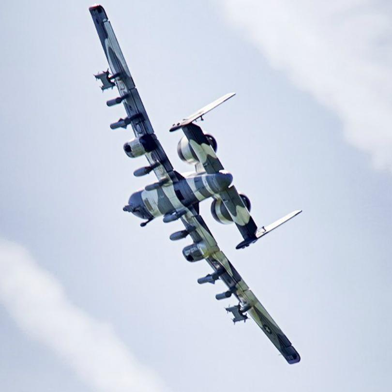 FMS 70mm Ducted Fan EDF Jet A-10 A10 V2 Twin Engine with Gyro 6CH 6S EPO PNP RC Airplane Model Hobby Plane Aircraft Avion EPO