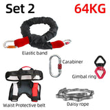 Training Pilates Elastic Suspension Sling Trainer Pull Rope