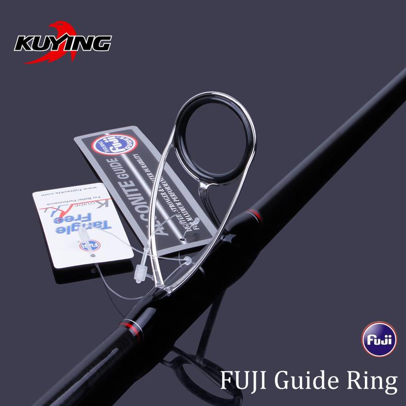 KUYING DEEP BLUE 1 Section Lure Fishing Jigging Rod 1.56m 1.68m Casting Spinning FUJI Parts Carbon Fiber Rods Cane For Deep Sea