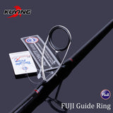 KUYING DEEP BLUE 1 Section Lure Fishing Jigging Rod 1.56m 1.68m Casting Spinning FUJI Parts Carbon Fiber Rods Cane For Deep Sea