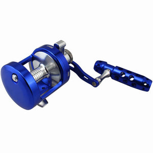 SALTWATER JIGGING DEEP SEA BOAT TROLLING BIG GAME FISHING REEL CONVENTIONAL REEL CNC MACHINED SINGLE SPEED LEVER DRAG 30KG