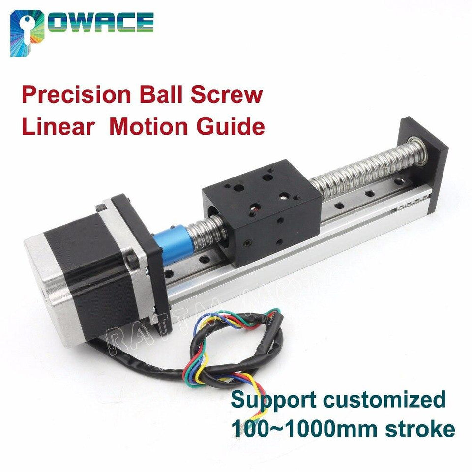 [US STOCK/Free VAT] CBX1605 Slide Stroke 400mm Linear Motion Guide Precision Ball Screw Z-Axis+Stepper Motor for CNC Router