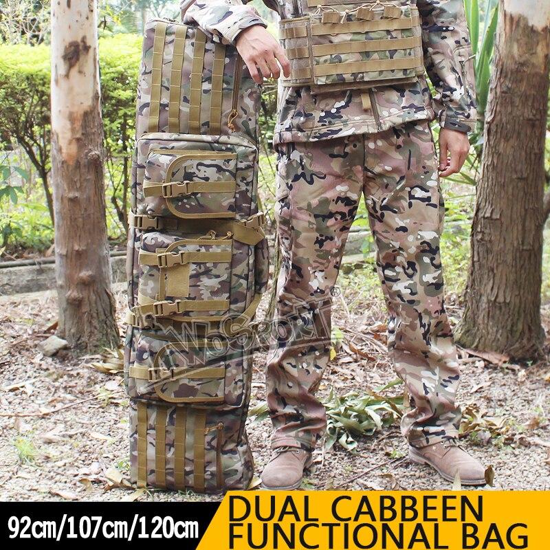Outdoor Camouflage Hunting Bags Two Rifles Double Carbine Case Dual Large 36"42"47" for CS Gun Shooting Paintball Hunting Bags