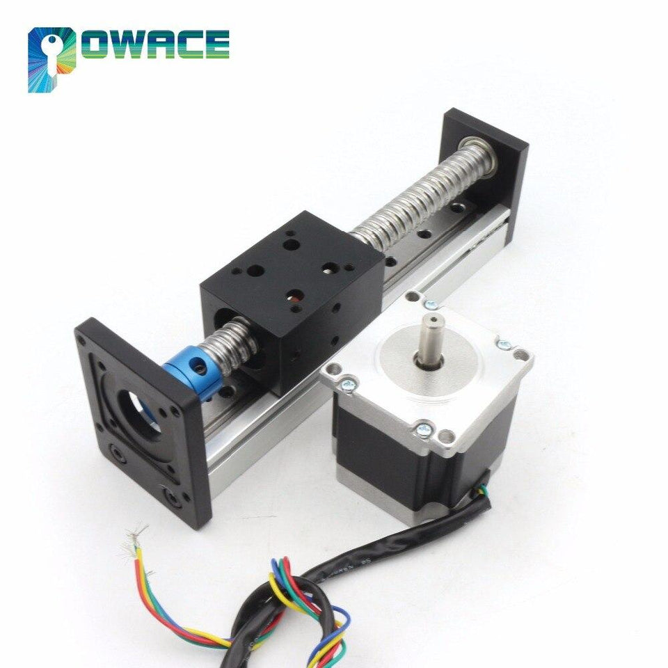 [US STOCK/Free VAT] CBX1605 Slide Stroke 400mm Linear Motion Guide Precision Ball Screw Z-Axis+Stepper Motor for CNC Router