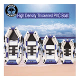 0.9MM PVC inflatable boat 3 layer inflatables fishing boats laminated wear-resistant kayak rubber boat for fishing