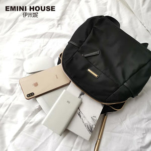 EMINI HOUSE Nylon Multifunction Backpack Waterproof Nylon Backpack Women Shoulder Bag Backpacks For Teenage Girls School Bag