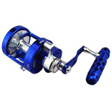 SALTWATER JIGGING DEEP SEA BOAT TROLLING BIG GAME FISHING REEL CONVENTIONAL REEL CNC MACHINED SINGLE SPEED LEVER DRAG 30KG