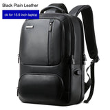 BOPAI Top Genuine Leather Backpack Men