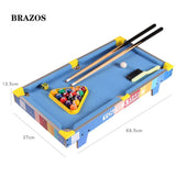 American Billiard Table Toy Snooker Table Large Pool Desktop Pool Billiards Ball Game Kids Color Version Billar Family Game Gift