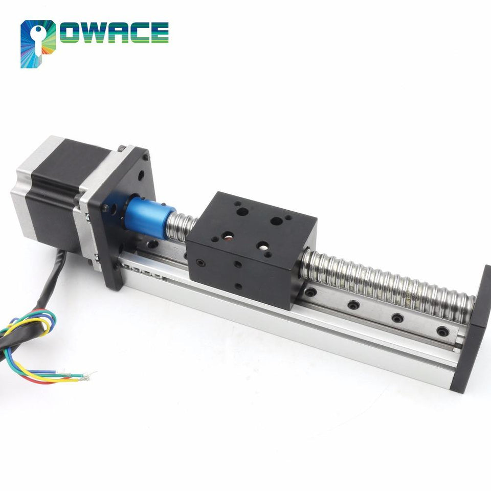 [US STOCK/Free VAT] CBX1605 Slide Stroke 400mm Linear Motion Guide Precision Ball Screw Z-Axis+Stepper Motor for CNC Router