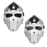 Tactical Helmet All-round Integrated NVG Paintball Mask w/ Mesh Lens Goggle Professional Cycling Helmet Full Face Hunting Helmet