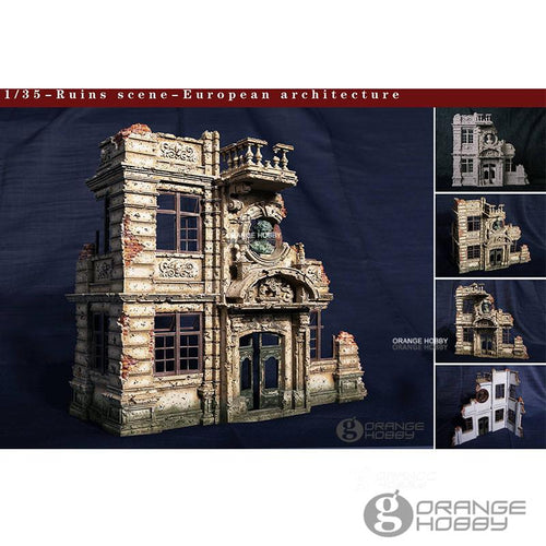 OHS CrazyKing DY35003 1/35 Ruins Scene European Architecture 3rd Ver. Assembly Resin Miniatures Accessories Model Kits  oh