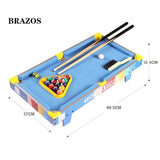 American Billiard Table Toy Snooker Table Large Pool Desktop Pool Billiards Ball Game Kids Color Version Billar Family Game Gift