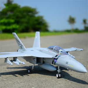 FMS RC Airplane  F/A-18F F18 Super Hornet V2 70mm Ducted Fan EDF Jet Big Scale Model Plane Aircraft PNP 6CH with Retracts Flaps