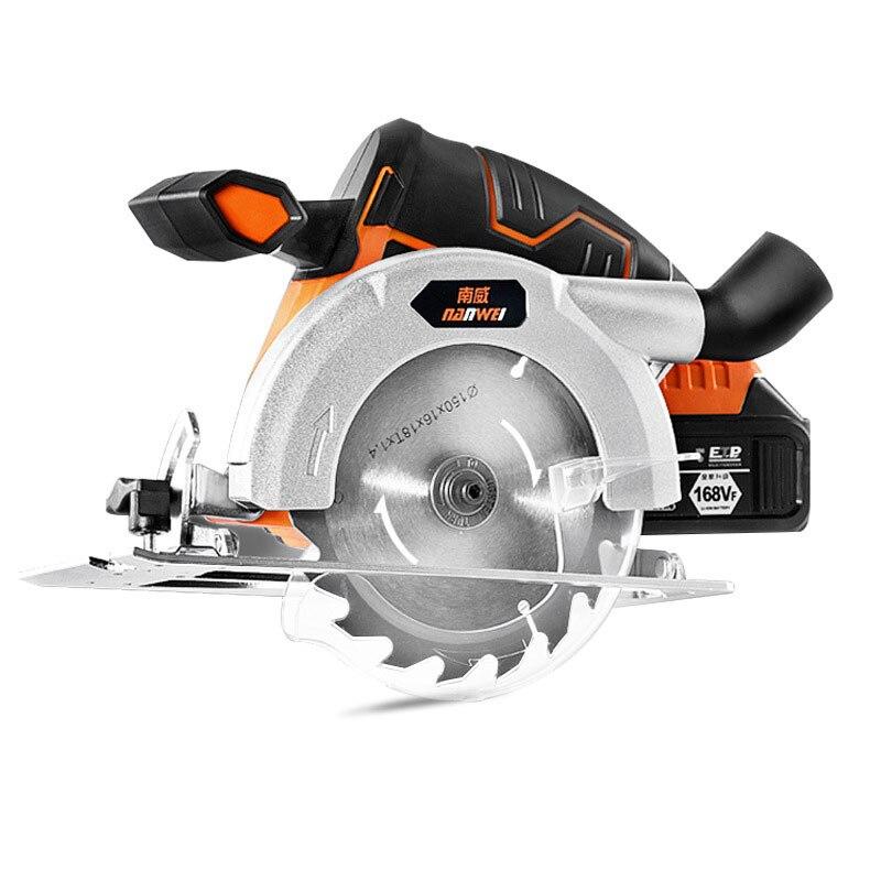 Rechargeable Mini Circular Electric Saw with 19.8v Li-Battery 20000mAh for 150mm Blade Wood Circular Saw Woodworking Tools